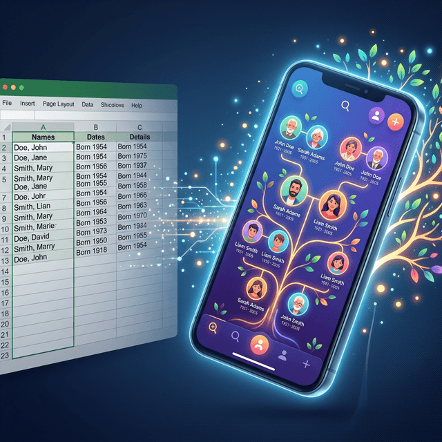 Why a Dedicated App Is the Best Way to Build Your Family Tree — Going Beyond Excel